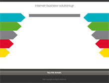 Tablet Screenshot of internet-business-solutions.gr